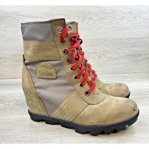 Sorel Joan Of Arctic Lexie Women's Boot Brown Leather 10.5 Waterproof Shoes